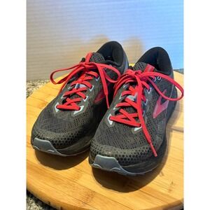 Brooks Divide 3 Women's Trail Running Shoes Black Red Sz 7.5